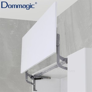 Supporto per porta a soffietto sistema di montaggio per porta dell'armadio da cucina molla a Gas lunghezza regolabile supporto per porta di sollevamento D5019 - Product Image 5