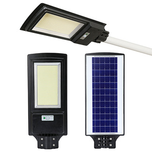 All One Solar Powered Motion Sensor LED Street <strong>Light</strong> IP66 Waterproof <strong>Dusk</strong> <strong>Dawn</strong> Security Lamp for Garden Parking Lot Commercial - Product Image 1