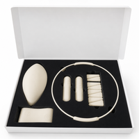 Micogo – Ensemble d'équipement de Pilates 5-en-1 en silicone liquide de qualité supérieure, personnalisé, avec coffret cadeau de luxe pour entraînement à domicile