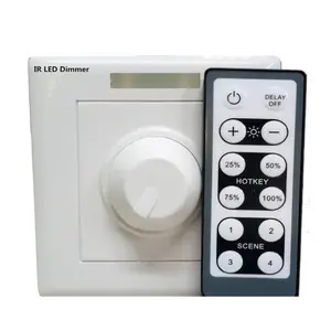 Infrared Remote Control Switch LED Dimmer 220V 110V LED Dimmer 86 Jenis Dimmer untuk Lampu LED