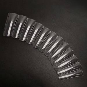 2024 nuevo diseño al por mayor <span class=keywords><strong>precio</strong></span> barato puntas de uñas finas Etiqueta Privada XXL pato largo puntas de uñas de <span class=keywords><strong>Gel</strong></span> suave cubierta completa - Product Image 5