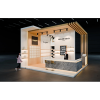 Diseño Profesional de Stand de Madera Personalizado |   Techo de celosía abierta para eventos de exposiciones en EE. UU. y Alemania