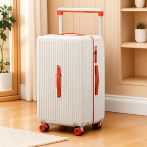 Valise trolley rigide en néoprène de luxe avec roulettes pivotantes, sac de voyage léger pour les voyages d'affaires - Product Image 1