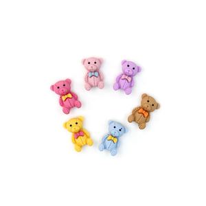 Offre Spéciale : Ornements en Résine DIY – Ours Cartoon Kawaii pour Épingles à Cheveux d'Enfants, Décoration de Coque de Téléphone Portable et Accessoires de Broche - Product Image 1