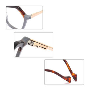 <span class=keywords><strong>2025</strong></span>新しいカスタム高品質猫目サングラスアセテート金属脚最も人気ファッショナブルなスタイル工場卸売新しいプリント - Product Image 4