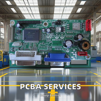 Shenzhen kustom cetak papan sirkuit Produsen Elektronik PCB SMT perakitan PCBA hijau putih 1 buah 72 jam