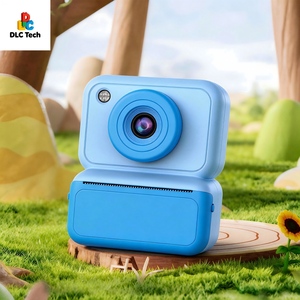 <span class=keywords><strong>Appareil</strong></span> <span class=keywords><strong>photo</strong></span> instantané DLC 4800W à double caméra 1080P avec flash intégré, écran respectueux des yeux, coque en silicone – Idéal pour les enfants - Product Image 2