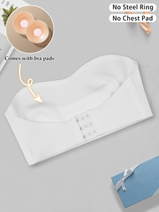 <span class=keywords><strong>Reggiseno</strong></span> a fascia <span class=keywords><strong>senza</strong></span> cuciture OEM Big Cup, traspirante, <span class=keywords><strong>senza</strong></span> ferretto, con chiusura frontale, taglie forti, <span class=keywords><strong>senza</strong></span> spalline, per donne con seno abbondante - Product Image 6