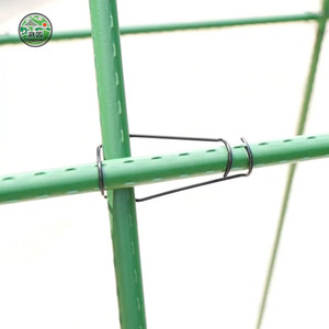 Tingyuan Plastic Cross Clamp For Trellis Support With Spring <b>Wire</b> Design Easy Assembly Garden <b>Netting</b> Accessory - Product Image 1