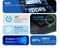 Potente Ordenador OPS con IA, CPU TOPS 22 Ultra 5/7, Memoria de Alta Velocidad, Pantalla Múltiple 4K/60Hz, PC OPS para Panel Plano Interactivo