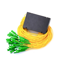 Divisor PLC Tipo Caja ABS 1*64 con Conector SC APC/UPC, Monomodo OS2 9/125μm, Precio de Fábrica