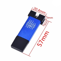 ST LINK Stlink ST-Link V2 Mini STM8 STM32 Simulador Descargador Programador con Cubierta para Cable DuPont ST Link V2