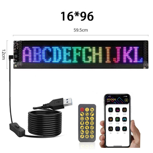 USB Power Programmable <strong>LED</strong> Pixel Panel <strong>Indoor</strong> Digital Poster <strong>Display</strong> SDK Function Car IP65 <strong>Scrolling</strong> Messages for Shopping Malls - Product Image 3