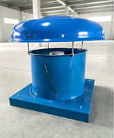 Ventilateur d'extraction axial industriel pour toiture en acier au carbone, faible niveau sonore, pour entrepôt