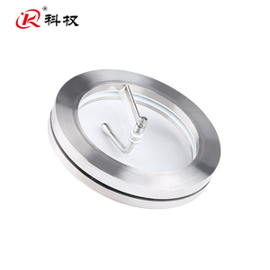 Kq Stainless Steel Pipe Sight Glass With Tempered Glass <b>Window</b> Clamp On Round For Instrument DN50 To DN300 - Product Image 2