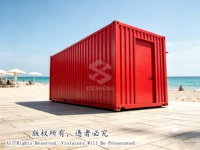 Conteneur maritime de 20 pieds et 40 pieds, préfabriqué sur mesure, mobile, moderne, respirant, pour café, centre commercial, vente de nourriture, commerce de détail, structure en acier