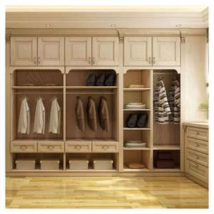 Ensemble de chambre à coucher complet avec lit, matelas et armoire, style spécial, avec rangement mural modulaire avec rail - Product Image 1