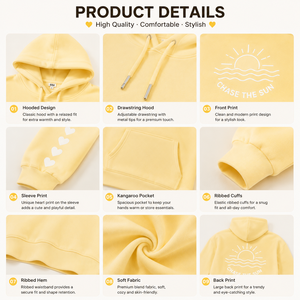 Oversized Graphic <b>Hoodie</b> Women Soft Cotton Fleece Drop Shoulder <b>Beach</b> Sweatshirt Custom Logo OEM ODM BSCI Factory Wholesale - Product Image 3