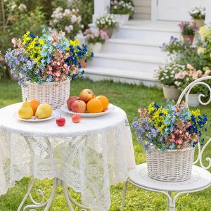 <span class=keywords><strong>Bouquet</strong></span> de <span class=keywords><strong>fleurs</strong></span> sauvages <span class=keywords><strong>artificielles</strong></span> en soie, type Souffle de Bébé, 66 cm de haut, pour vase, décoration de mariage printanier et de la maison, arrangement floral multi-occasions - Product Image 4
