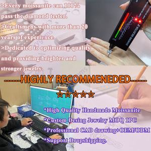 Anillo de Halo de Oro Rosa de 14K con Moissanita de Corte Redondo de 0.6ct, Estilo Romántico, para Aniversario/Anillo de Compromiso - Product Image 5