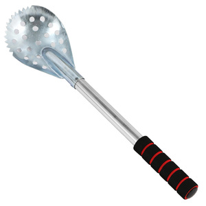 Cuillère à glace en acier, outil de pêche sur glace pour poissons d'eau douce, équipement de pêche hivernale - Product Image 1