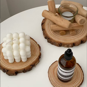 Posavasos Artesanales de Madera Maciza para un Hogar Elegante, para Uso en Mesas de Café y Té - Product Image 3