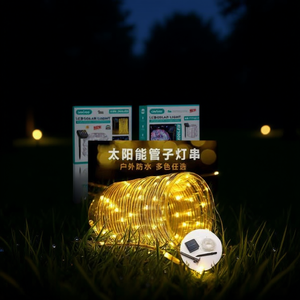 ไฟ LED พลังงานแสงอาทิตย์ 22M สีเหลือง กันน้ำสำหรับภายนอกอาคาร มีตัวเลือกหลายสี - Product Image 3