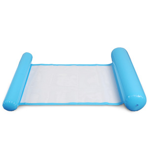 Summer Inflatable <b>Foldable</b> Floating Row Swimming Pool Water Hammock Air <b>Mattresses</b> Bed Beach Pool Toy Water Lounge Chair - Product Image 5