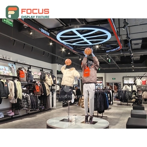Modern Store Interior Powder Coated Metal Shop Fittings End To End Solution Boutique Store - Product Image 6