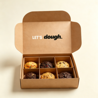 Caja de Papel para Alimentos Personalizada para Panadería, Caja para Pasteles, Donuts, Macarons, Embalaje para Llevar, Cajas Plegables de Cartón Kraft Marrón para Galletas