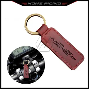 Llavero de cuero de vaca para motocicleta <span class=keywords><strong>Honda</strong></span> NC700X NC <span class=keywords><strong>700X</strong></span> ABS - Product Image 4