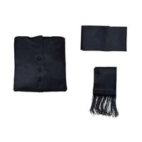 Robe de moine médiévale Costume adulte avec capuche Halloween Cosplay cape de prêtre pour la foire de la Renaissance assistant gothique