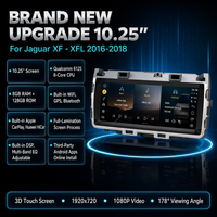 Écran tactile Android GPS sans fil CarPlay Auto DSP Navigation Radio Multimédia Tableau de bord 1 an pour Jaguar XF/XFL 2016-2018