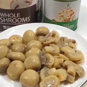 Bán buôn giá rẻ giá thực phẩm tươi sống Rau Shiitake tin toàn bộ lát đóng hộp Nấm có thể - Product Image 1