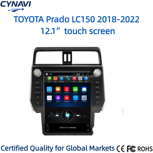 Écran radio 2DIN de 12,1 pouces pour TOYOTA Prado LC150 2018 - <span class=keywords><strong>2022</strong></span>, Android Auto sans fil, CarPlay, écran tactile, BT5.0 - Product Image 1