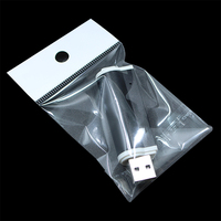 Sac d'emballage en plastique transparent OPP personnalisé, sac OPP auto-adhésif personnalisé pour légumes avec trou de suspension