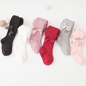 Collants en coton pour enfants, respirants, mignons, nouveaux, avec nœud en maille, blancs, bas pour bébé, fins, collants pour filles en bas âge, leggings d'été - Product Image 4