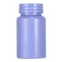 Bouteille en PET en gros, personnalisée, noire et blanche, 80 ml, 120 ml, 150 ml, 200 ml, à large ouverture, pour pilules, médicaments, emballage de vitamines