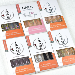 <span class=keywords><strong>Faux</strong></span> ongles en matériau ABS 24 pièces de haute qualité 6 modèles disponibles réutilisables <span class=keywords><strong>pour</strong></span> un usage quotidien - Product Image 2