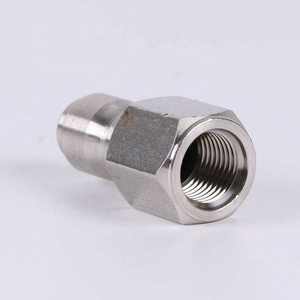 Raccords rapides pour tuyaux pneumatiques, connecteurs rapides en acier inoxydable 304, pistolet à eau haute pression, connexion directe - Product Image 3