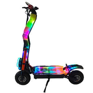 Trottinette électrique tout-terrain à double moteur 3000W, pliable, étanche, longue autonomie, véhicule de transport - Product Image 1