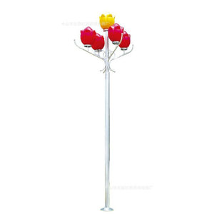 Lampe de jardin moderne en acier inoxydable, lumière LED extérieure, IP65, garantie 5 ans - Product Image 1