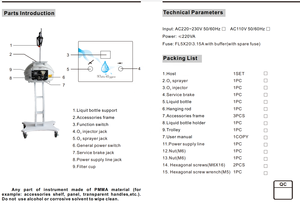 Oxy nước máy bay phản lực thiết bị hyperbaric 98% oxy tinh khiết nước phun máy cho da sâu làm sạch/độ ẩm - Product Image 4