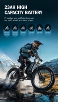 Vélo électrique à pneus larges FLM EB7Pro 26 pouces, 52V 2000W, double moteur, 23AH, frein hydraulique, pour adultes, entrepôt UE