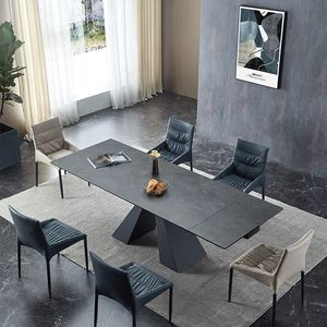 <span class=keywords><strong>Tavolo</strong></span> da Pranzo GEDO Design Moderno Quadrato Espandibile <span class=keywords><strong>Allungabile</strong></span> <span class=keywords><strong>in</strong></span> <span class=keywords><strong>Marmo</strong></span> <span class=keywords><strong>Bianco</strong></span> - Product Image 4