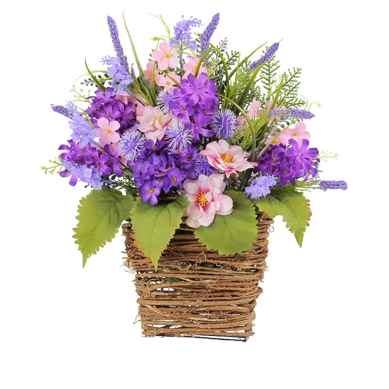 Искусственные лаванды декоративные цветы венки и растения пасхальные венки виноградные цветы для наружных украшений