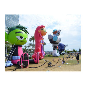 Modelo inflable <span class=keywords><strong>de</strong></span> dibujos animados para adolescentes, Titans, Con personajes múltiples - Product Image 1