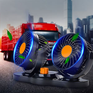 Ventilateur <span class=keywords><strong>de</strong></span> voiture électrique portable à double tête, <span class=keywords><strong>vente</strong></span> chaude, 12V/24V, vent puissant, faible bruit, universel pour voitures, camions et fourgonnettes - Product Image 2