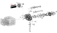 0009830615 |   Filtre à huile hydraulique - Pièce de rechange pour chariot élévateur Linde séries 316, 320, 331, S30, S40, S50, S60, H20, H25, H30, H50