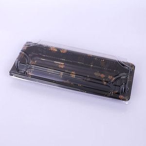 Boîtes à <span class=keywords><strong>sushi</strong></span> en papier avec fenêtre transparente, emballage alimentaire Weihao, boîte cadeau de luxe pour <span class=keywords><strong>sushi</strong></span>, plats à emporter, Foot Source - Product Image 3